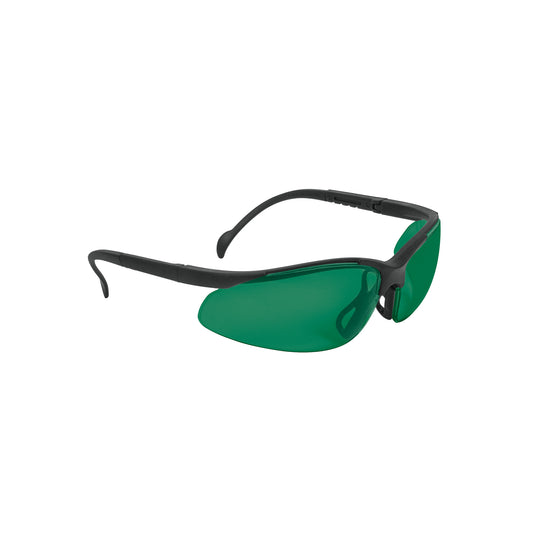 Lentes de Seguridad Industrial Truper LEDE-S5 - Protección UV Policarbonato Verde Anti-Rayadura para Construcción y Taller