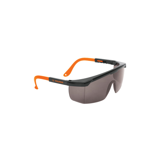 Lentes de Seguridad Truper Classic LEN-2000N - Protección UV Policarbonato Antirayadura para Industria y Construcción