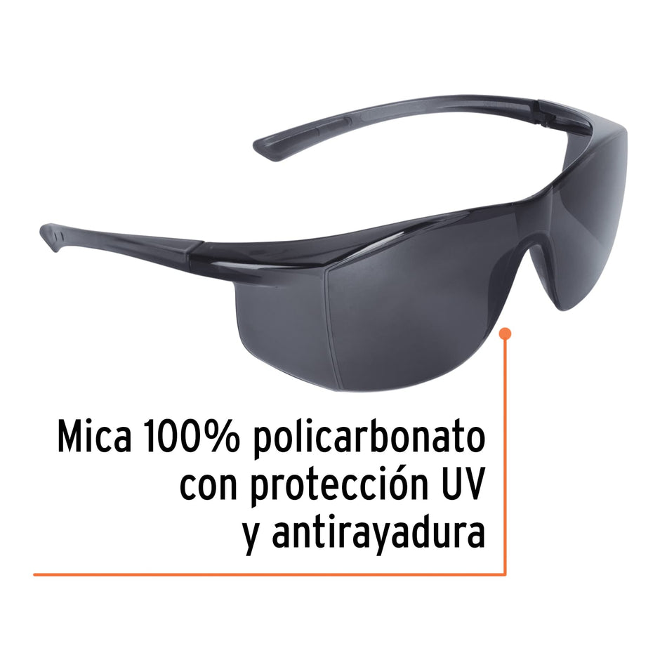 Lentes de seguridad grises, Truper Ultralite