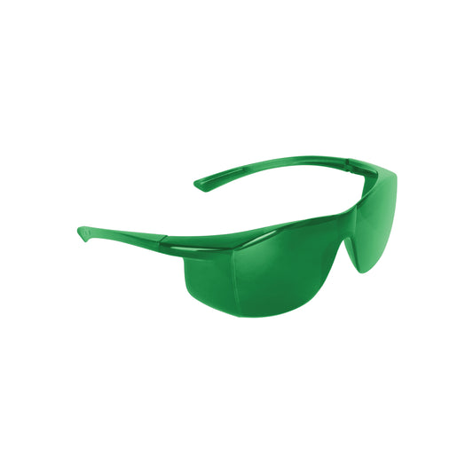 Lentes de Seguridad Verdes Truper Ultralite LEN-LS5 - Protección UV Antirayadura para Industria Construcción Taller - Policarbonato Ultraligero