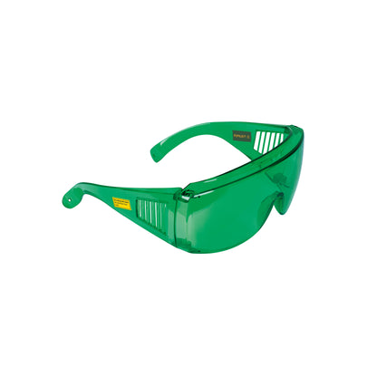 Lentes de Seguridad Láser Verde Truper LEN-NL-V - Protección UV Policarbonato para Niveles Láser NL-20 NL-30
