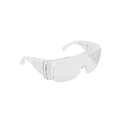 Lentes de Seguridad Transparentes Truper Safe LEN-ST - Protección UV Antirayadura para Industria, Construcción y Taller - Policarbonato Resistente
