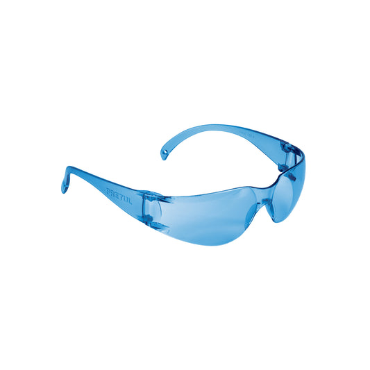 Lentes de Seguridad Azules Pretul Lite LEN-SZ-P - Protección UV Antiimpactos para Industria y Construcción