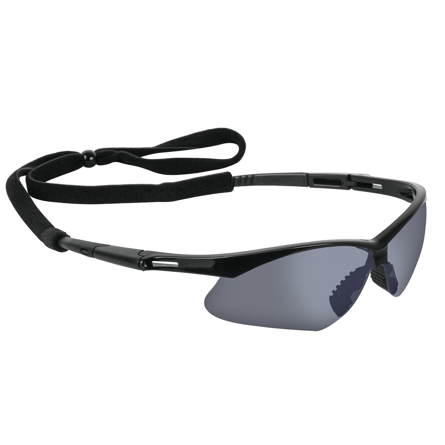Lentes de Seguridad Espejo Plata Antirayadura UV - Protección Industrial Profesional con Cordón Ajustable LESP-EP