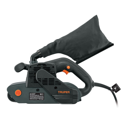 Lijadora de Banda 4x24 Pulgadas 1200W TRUPER Industrial - Remoción Rápida de Material con Sistema Cambio Rápido - LIBA-4X24N3