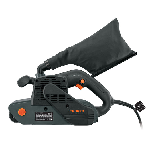 Lijadora de Banda 4x24 Pulgadas 1200W TRUPER Industrial - Remoción Rápida de Material con Sistema Cambio Rápido - LIBA-4X24N3