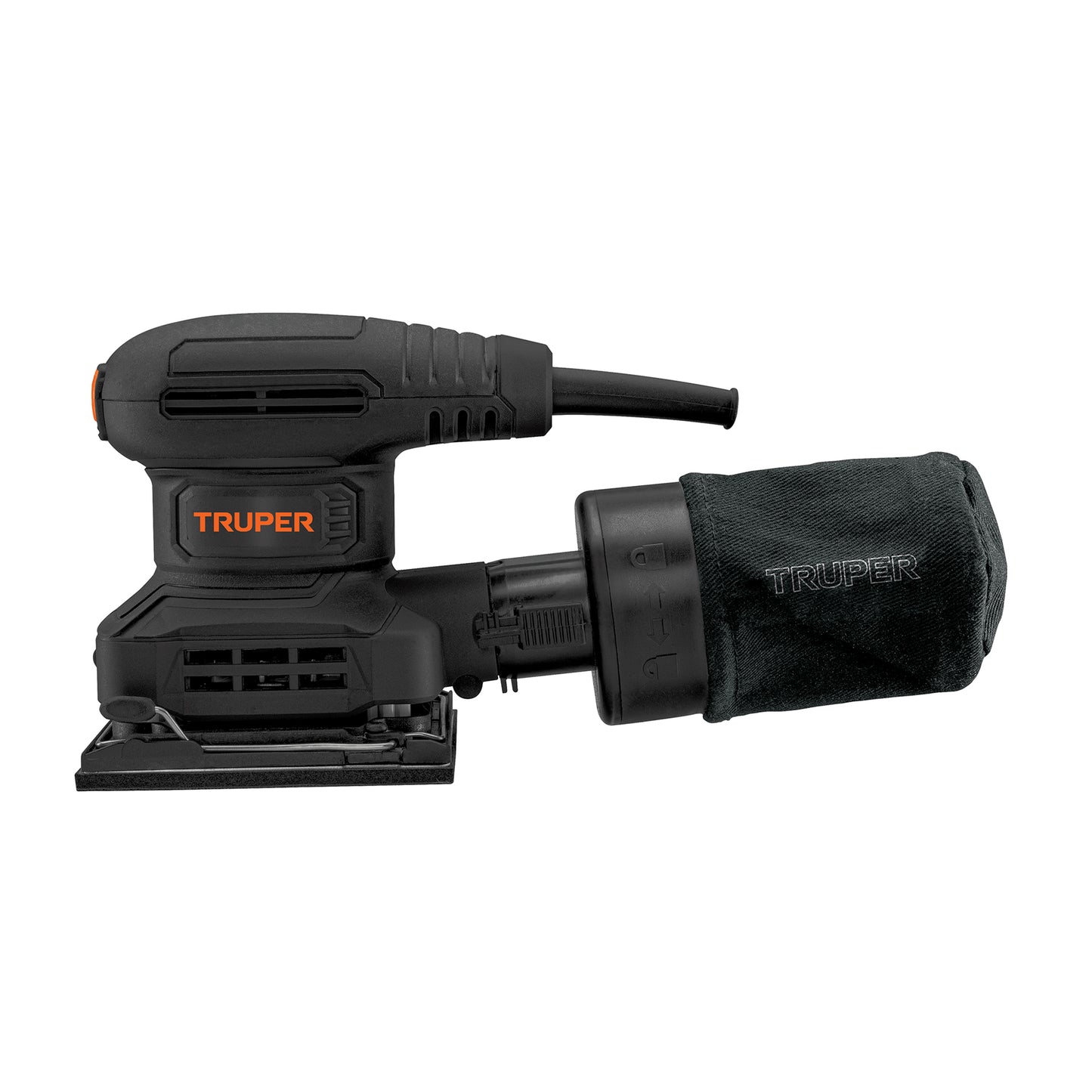 Lijadora Orbital 1/4 Hoja 300W TRUPER LIOR-1/4N2 - Solución Profesional para Lijado de Precisión con Sistema de Aspiración y Grip Antiderrapante - Elimina Imperfecciones en Madera y Superficies