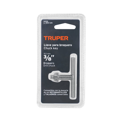 Llave para broquero de 3/8", TRUPER