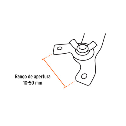 Llave de repuesto ajustable para esmeriladoras 4 1/2", 7",9"