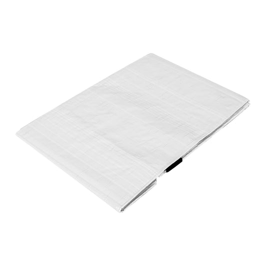 Lona Impermeable Polietileno 2x3m Blanca 110g/m² PRETUL LP-23B - Protección Total Exterior con Ojillos Reforzados