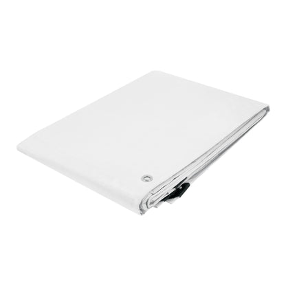 Lona Impermeable PRETUL 4x6m Blanca - Protección Total para Autos, Piscinas y Muebles Exterior - Polietileno Reforzado 110g/m² LP-46B