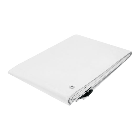 Lona Impermeable PRETUL 4x6m Blanca - Protección Total para Autos, Piscinas y Muebles Exterior - Polietileno Reforzado 110g/m² LP-46B