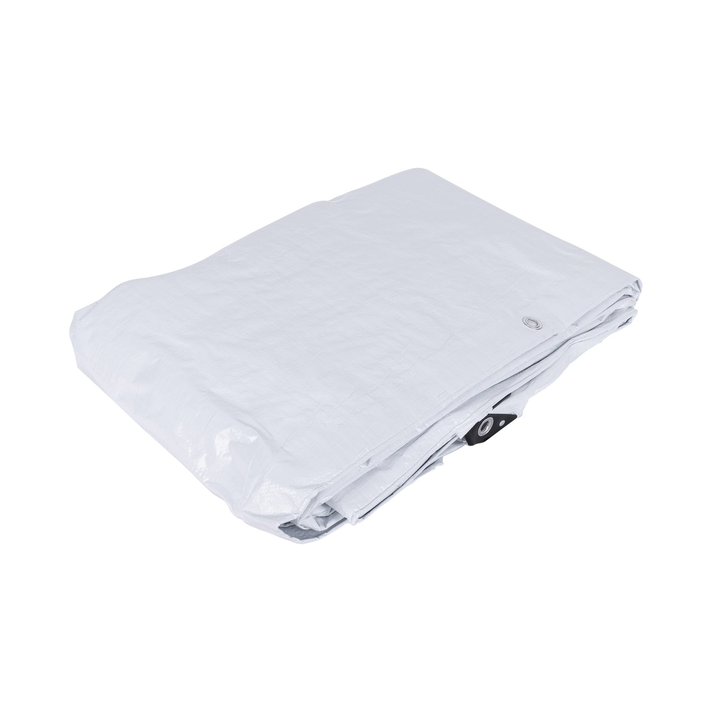 Lona Impermeable PRETUL 6x9m Blanca 110g/m² - Protección Total para Autos, Piscinas, Muebles Exterior - Polietileno Reforzado con Ojillos Aluminio LP-69B