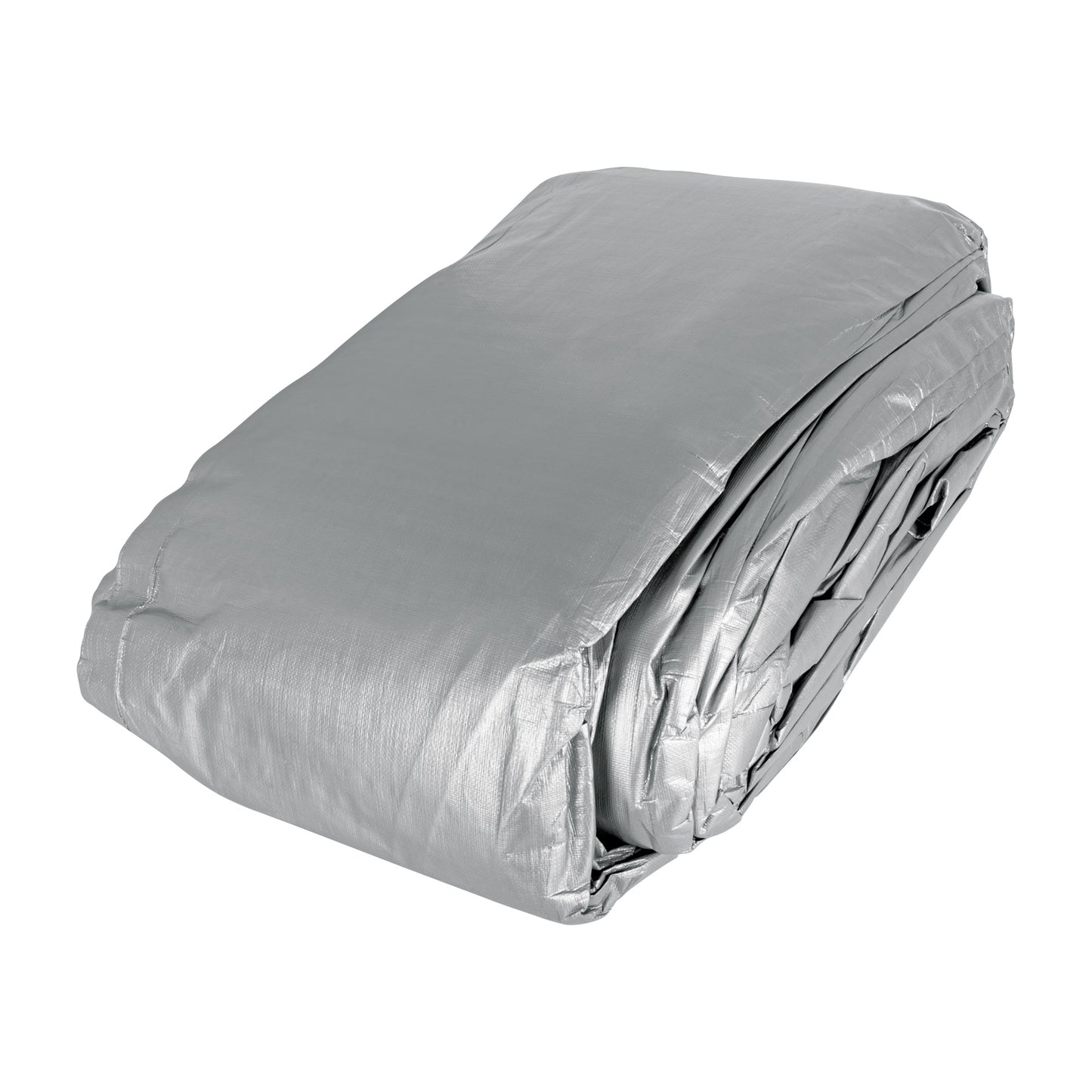 Lona Polietileno Reforzada 12x17m TRUPER LT-1217 - Protección UV Resistente Rasgaduras Gris 180g/m2 Ojillos Aluminio