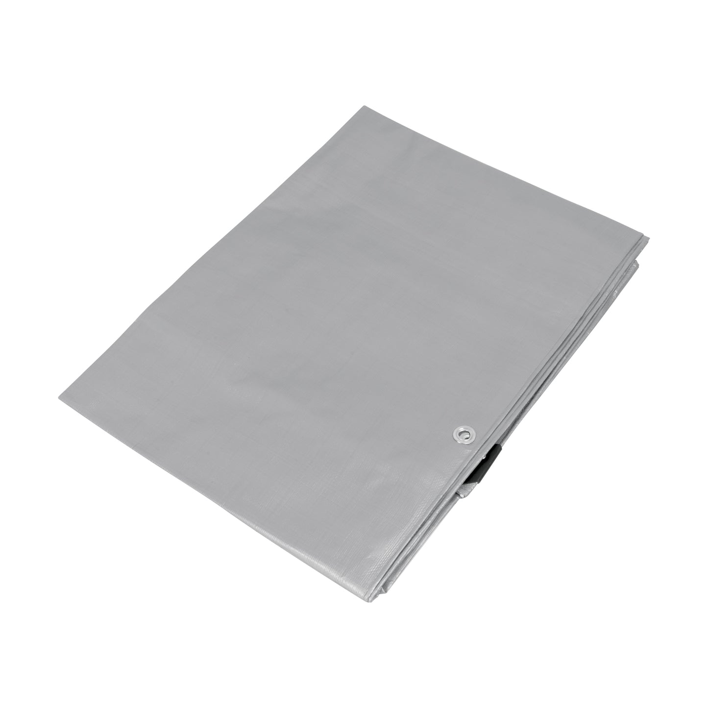 Lona Polietileno Reforzada 1.5x2m TRUPER LT-152 - Protección UV Resistente Abrasión Gris Reflejante 180g/m2