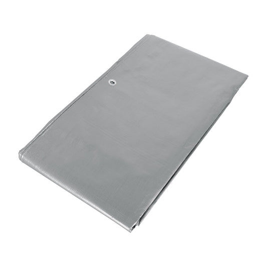 Lona Polietileno Reforzada 3x3m TRUPER LT-33 - Protección UV Resistente Rasgaduras Gris 180g/m2