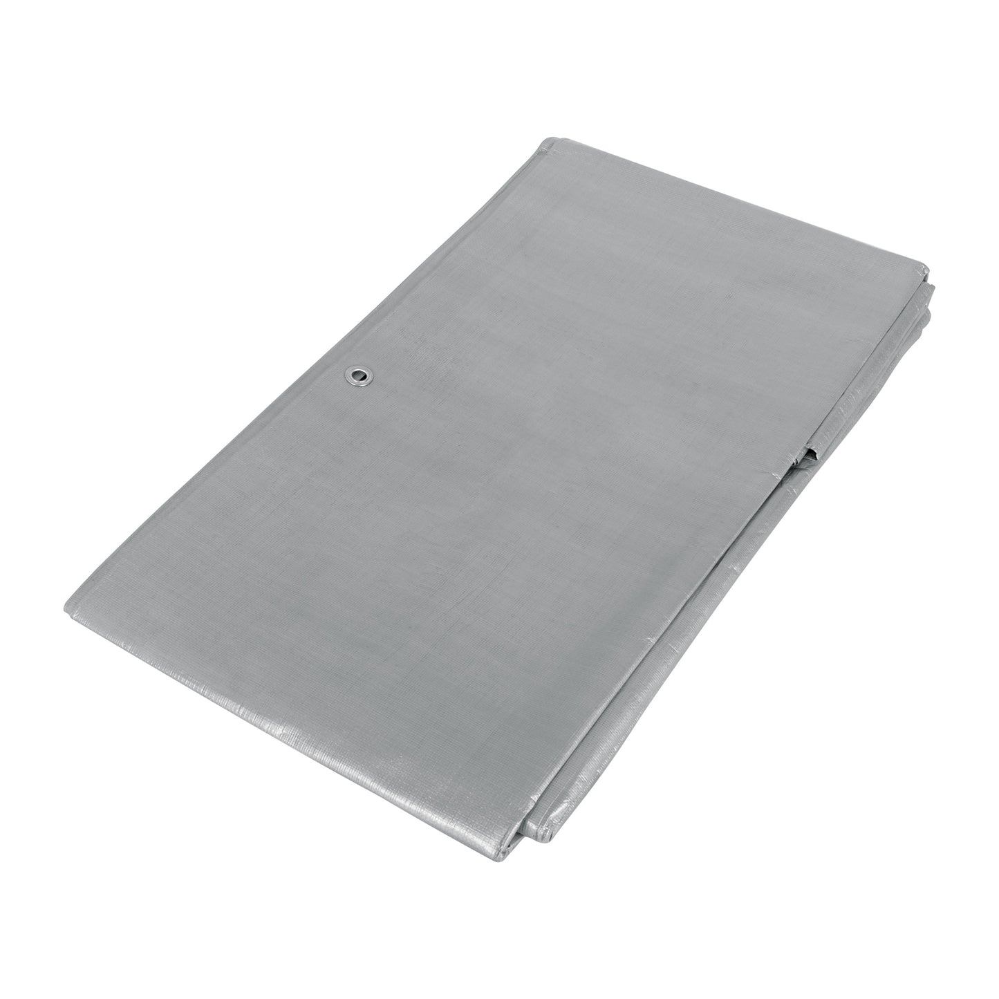 Lona Polietileno Reforzada 3x4m TRUPER LT-34 - Protección UV Resistente Rasgaduras Gris 180g/m2 Ojillos Aluminio