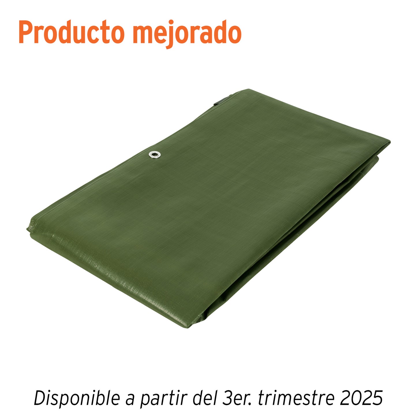 Lona Impermeable Uso Rudo 3x4m Verde Olivo TRUPER EXPERT - Protección UV Reforzada para Construcción y Exteriores