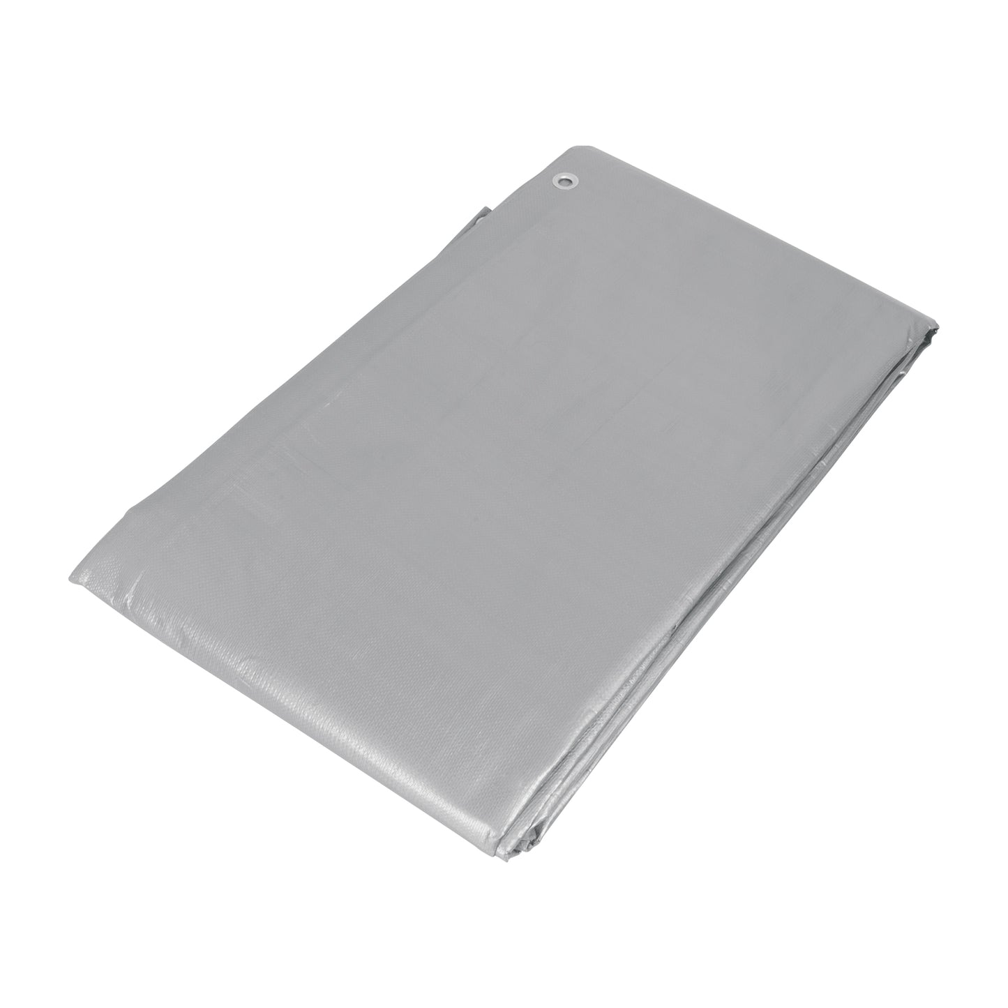 Lona de Polietileno Reforzada TRUPER 4x4m Gris 180g/m² - Protección Impermeable UV Resistente para Construcción, Jardinería y Cubiertas Exteriores - Modelo LT-44