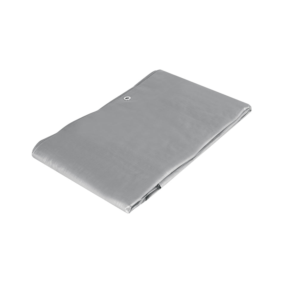 Lona Polietileno Reforzada 4x5m Gris 180g/m² Anti-UV Resistente Rasgaduras - TRUPER LT-45