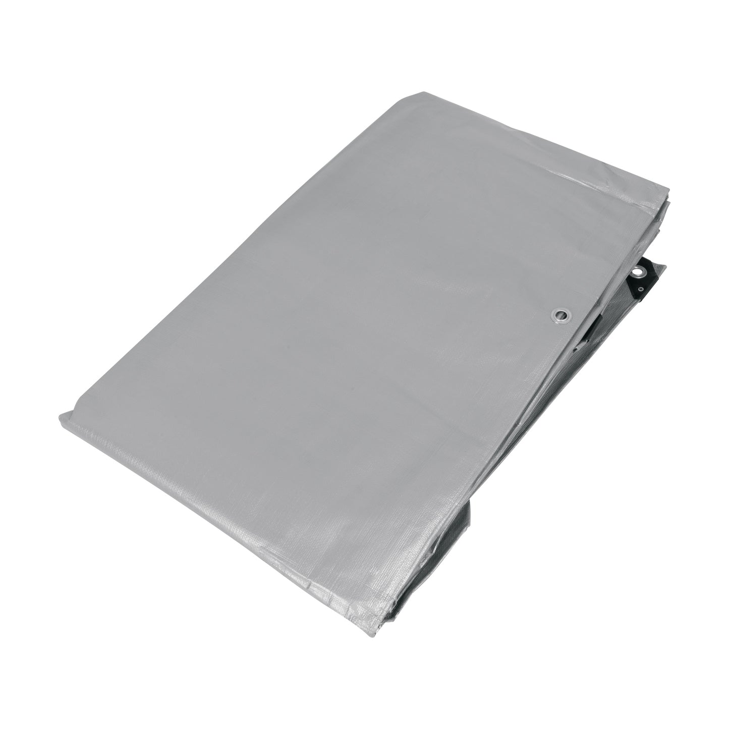 Lona Polietileno Reforzada 4x7m Gris 180g/m² TRUPER - Protección UV Resistente Rasgaduras Impermeabilización