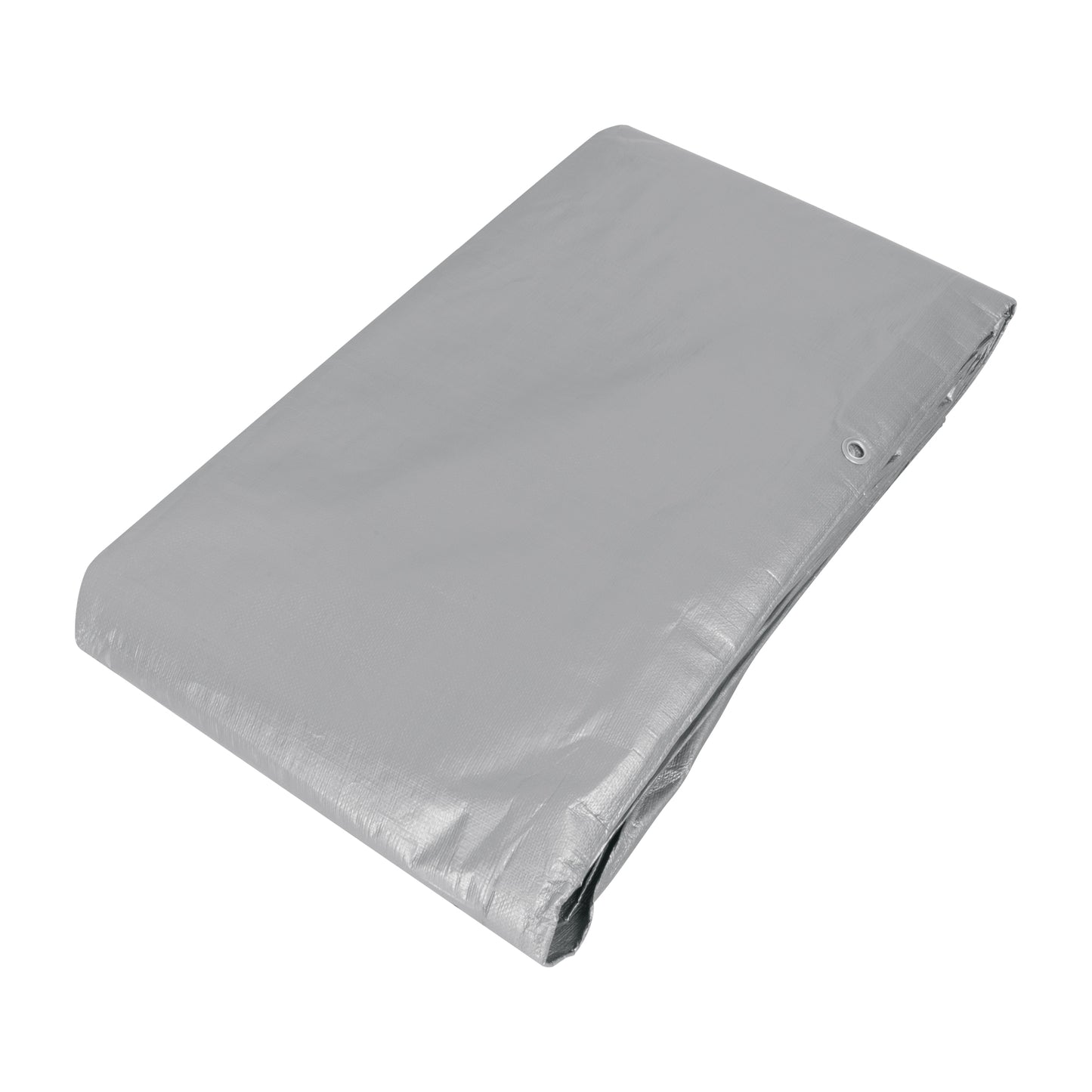 Lona de Polietileno Reforzada TRUPER 5x5m Gris 180g/m² - Protección UV Resistente a Rasgaduras y Moho para Exteriores - LT-55