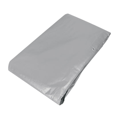 Lona de Polietileno Reforzada TRUPER 5x5m Gris 180g/m² - Protección UV Resistente a Rasgaduras y Moho para Exteriores - LT-55