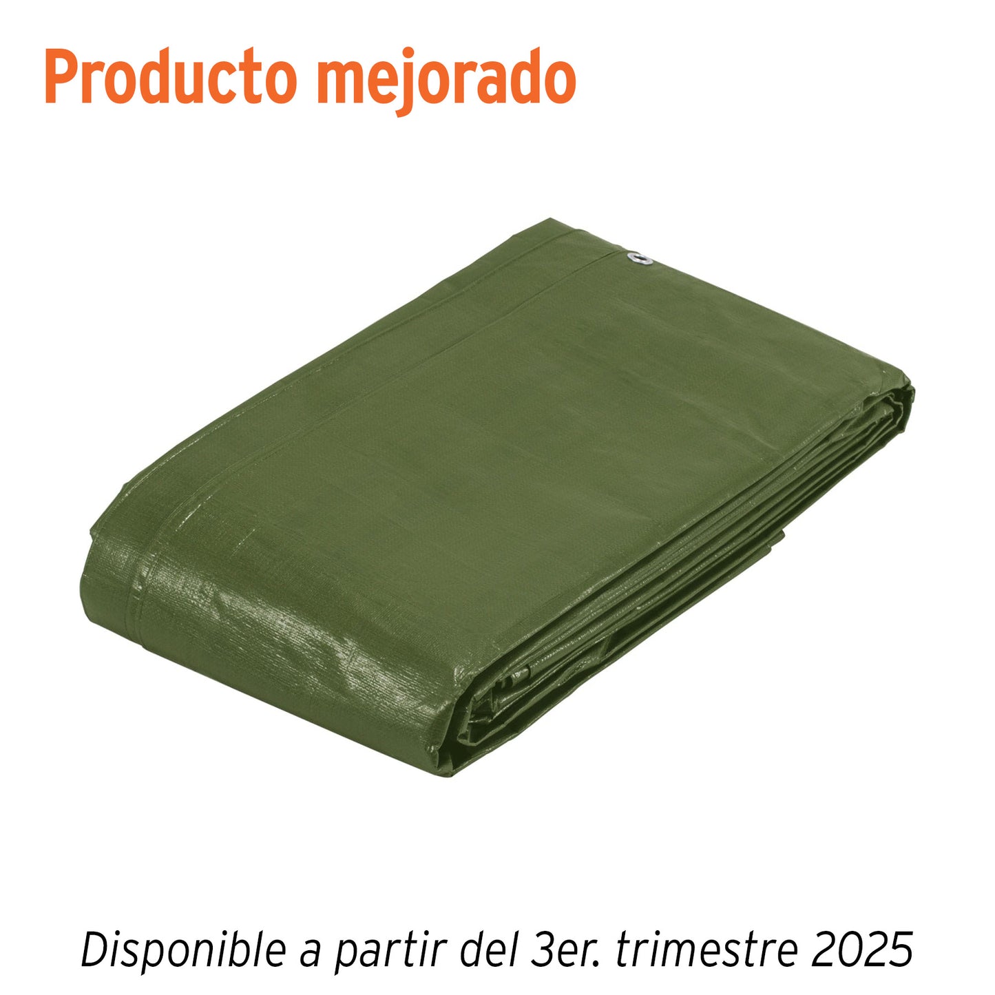 Lona Impermeable Uso Rudo 5x6m Verde Olivo TRUPER EXPERT - Protección UV Resistente Intemperie