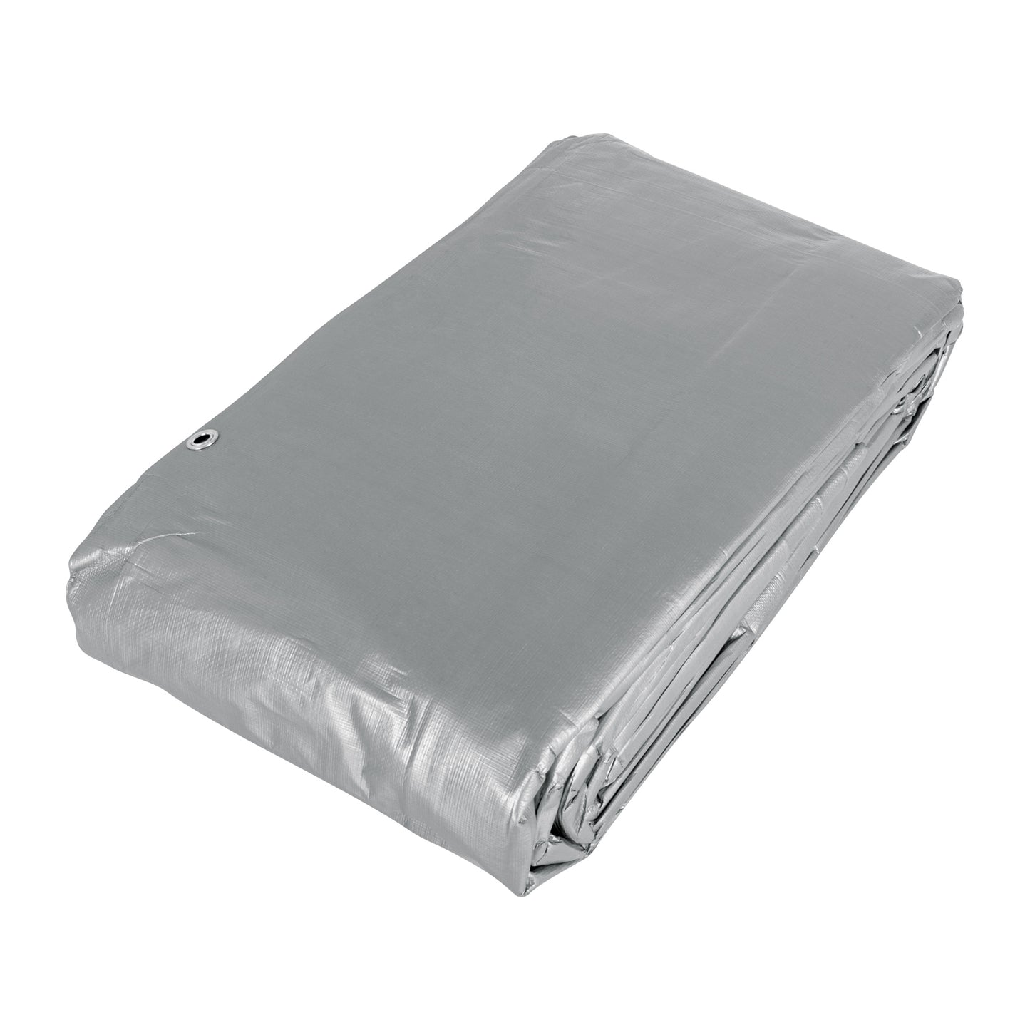 Lona Polietileno Reforzada 6x12m TRUPER LT-612 - Protección UV Resistente Rasgaduras Gris 180g/m2 Anti-Moho