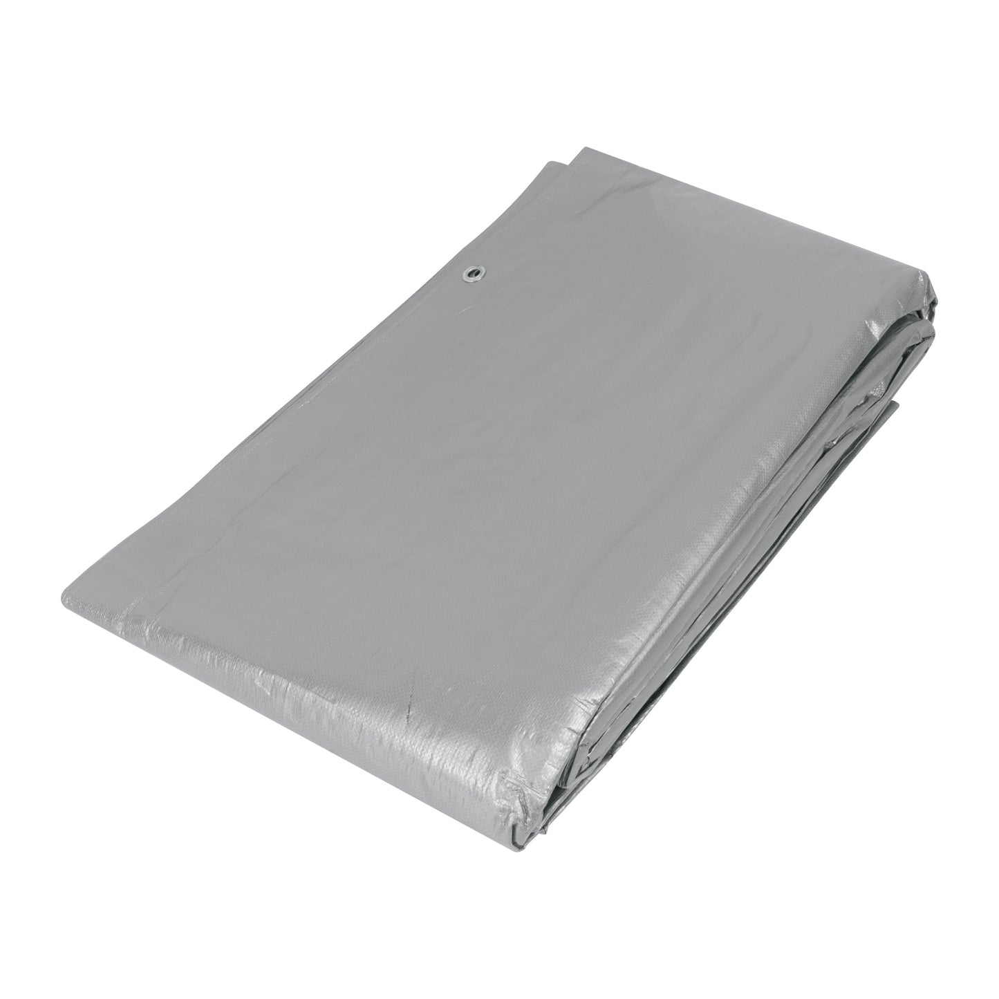Lona Impermeable Reforzada 6x6m TRUPER LT-66 - Protección UV Resistente Rasgaduras Gris 180g/m2
