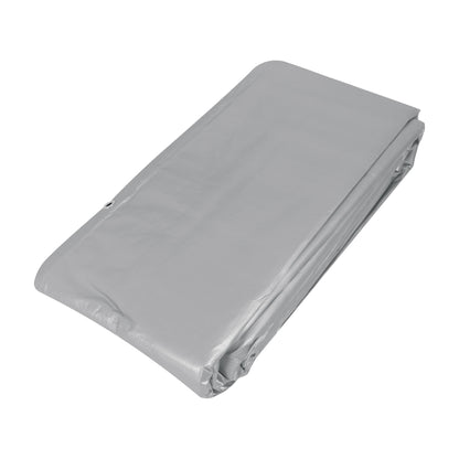 Lona Polietileno Reforzada 6x9m TRUPER LT-69 - Protección UV Resistente Rasgaduras Gris 180g/m² Ojillos Aluminio