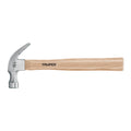 Martillo TRUPER 16 oz Uña Curva Mango Madera - Solución Profesional para Clavar y Extraer Clavos - Cabeza Acero Pulido MA-16