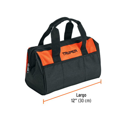 Maleta Portaherramientas Profesional 12 Pulgadas MALE-12 Truper - Organiza y Transporta Herramientas con Facilidad