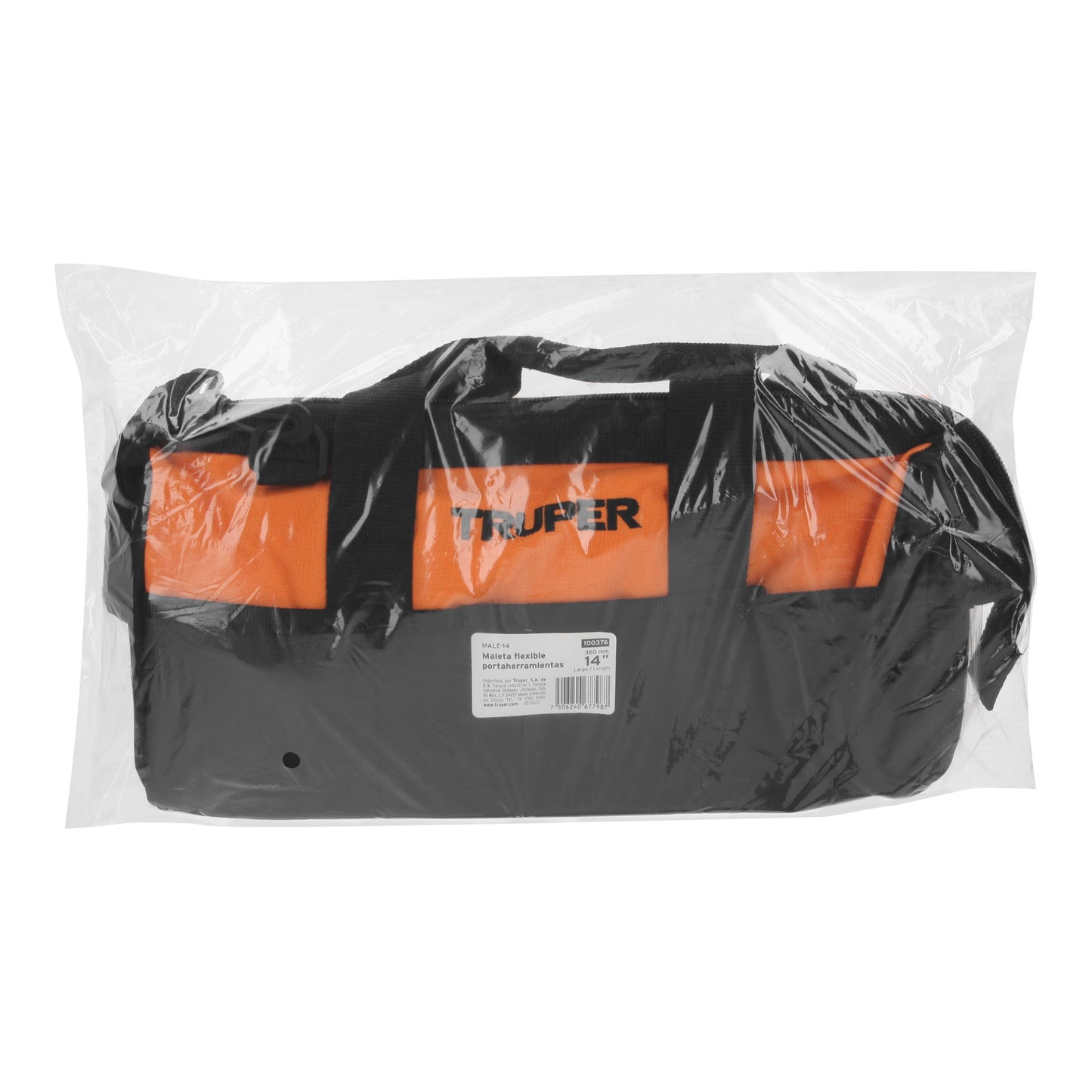 Maleta Portaherramientas Profesional 14 Pulgadas TRUPER MALE-14 - Organiza y Transporta Herramientas con Múltiples Compartimentos