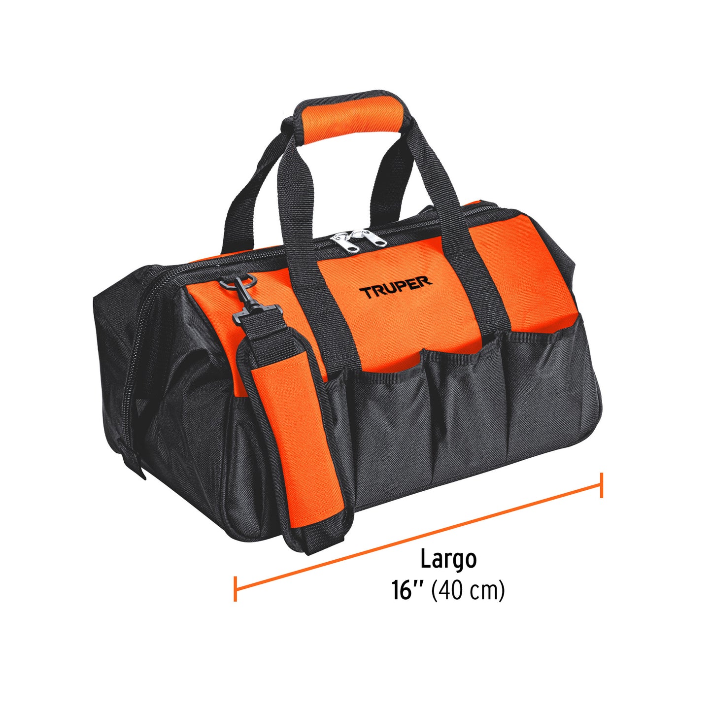 Maleta Portaherramientas Profesional 16" TRUPER MALE-16 - Organiza y Transporta Herramientas de Forma Segura