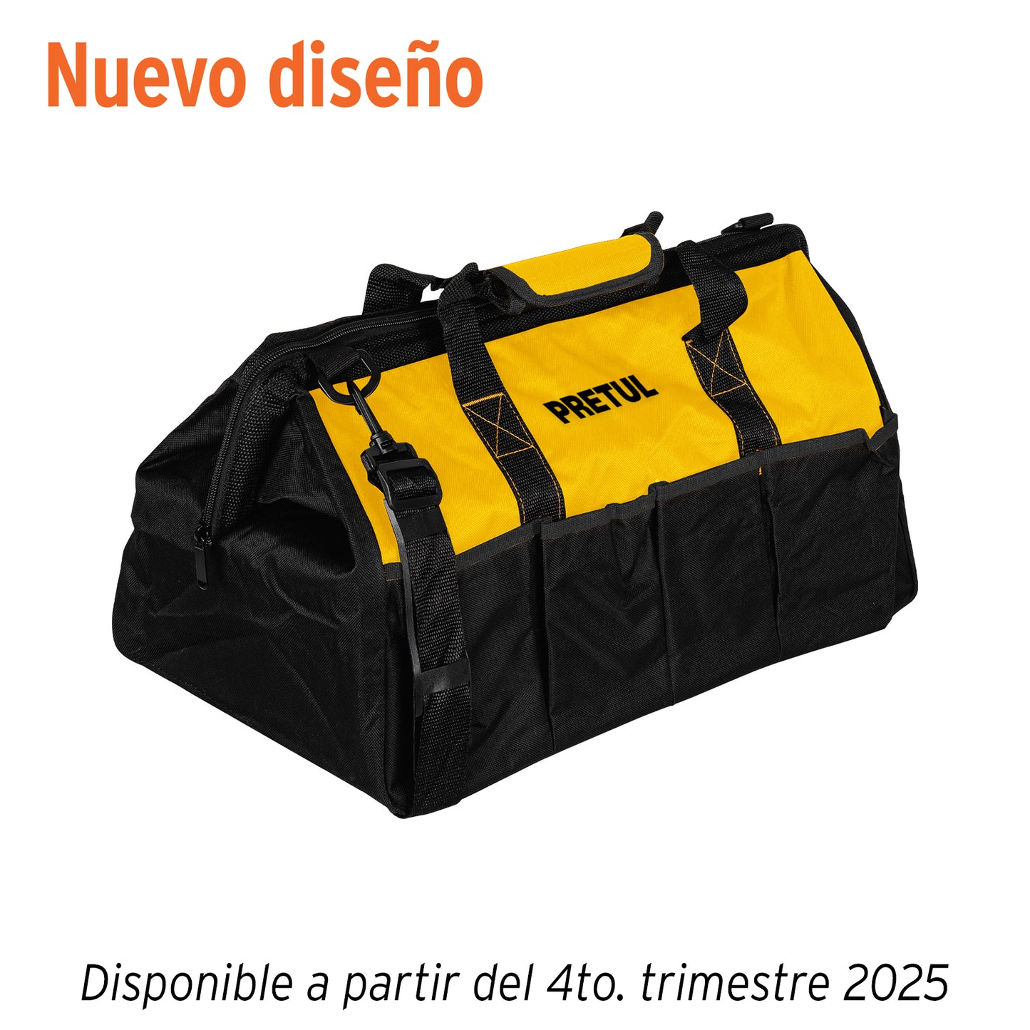 Maletín Portaherramientas Profesional 20 Pulgadas PRETUL - Organiza y Transporta Herramientas con Múltiples Compartimentos