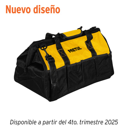 Maletín Portaherramientas Profesional 20 Pulgadas PRETUL - Organiza y Transporta Herramientas con Múltiples Compartimentos