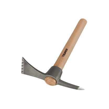 Martelina Talacho-Pico TRUPER 16oz - Herramienta Doble Función para Excavación, Jardinería y Deshierbe - Acero Cromo 5160 Resistente