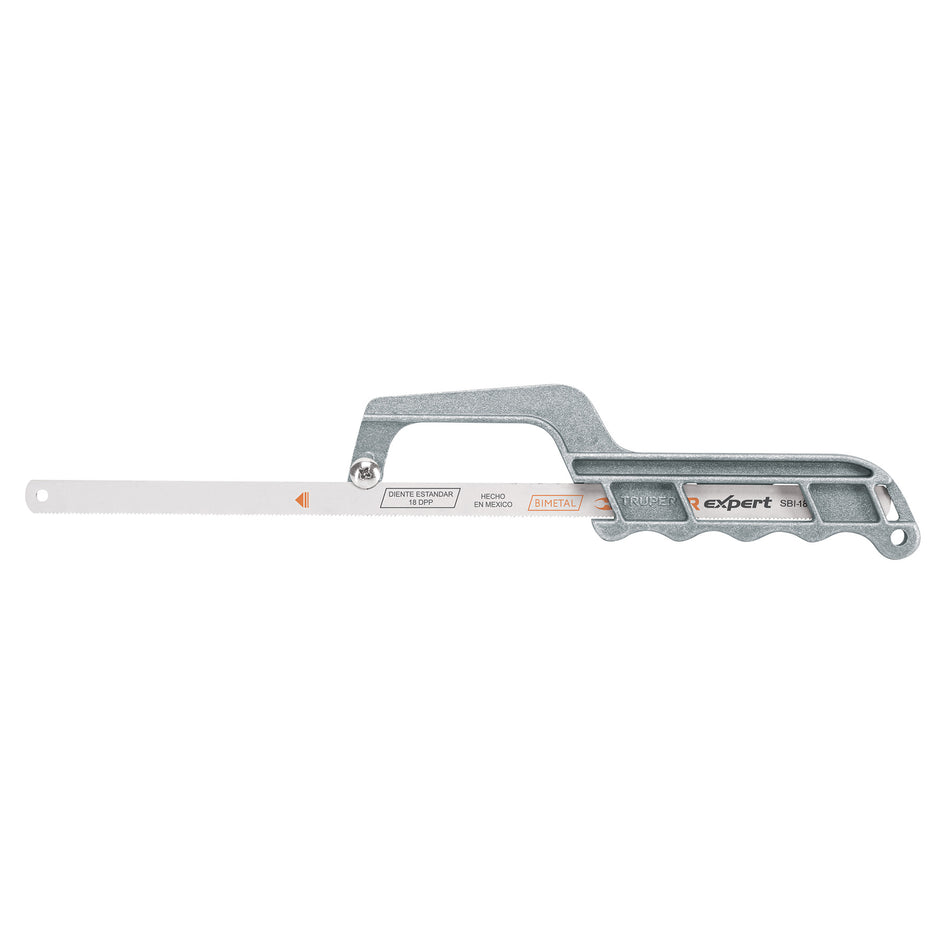 Mini Arco de Segueta 12 Pulgadas Aluminio Truper MAT-12 - Ergonómico Ligero para Cortes Precisos en Espacios Reducidos