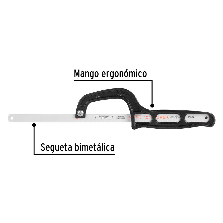 Mini arco 12" de plástico para segueta, Pretul, Construccion, Carpinteria, Herreria