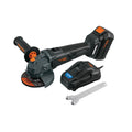 Esmeriladora Inalámbrica 4.5 Pulgadas 20V MAX-20E Brushless - Corta y Esmerilar Acero, Ladrillo, Azulejo - Motor Sin Carbones, Batería 4Ah Incluida - Herramienta Profesional