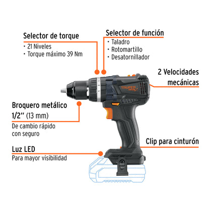 Rotomartillo Inalámbrico 20V MAX-20RS Brushless - Solución Profesional para Perforación en Concreto y Mampostería sin Cables