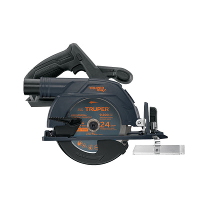 Sierra Circular 6-1/2" 20V Brushless TRUPER MAX-20SCS - Cortes Precisos Sin Mantenimiento para Carpintería Profesional