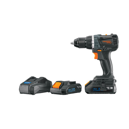 Taladro Inalámbrico Profesional 20V MAX-20T Brushless - 2 Baterías 2Ah - Solución Completa para Perforación Eficiente - TRUPER®