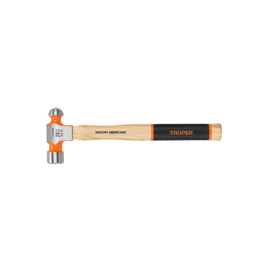 Martillo de Bola 24 oz Truper Grip - Mango Hickory Antiderrapante 15"