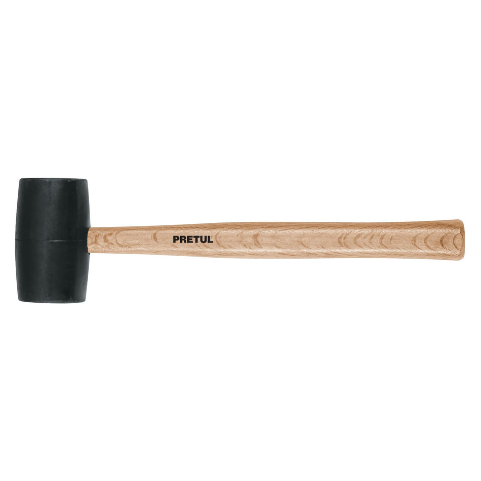 Mazo de Hule Pretul 24 oz MH-24P - Herramienta Profesional para Instalación de Duela y Zoclos sin Dañar Superficies