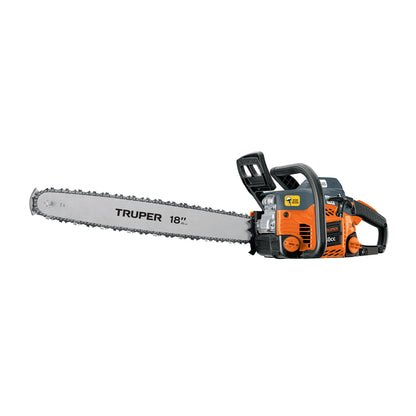 Motosierra Truper 50cc Gasolina 18 Pulgadas - Corte Profesional Árboles y Ramas MOT-5018