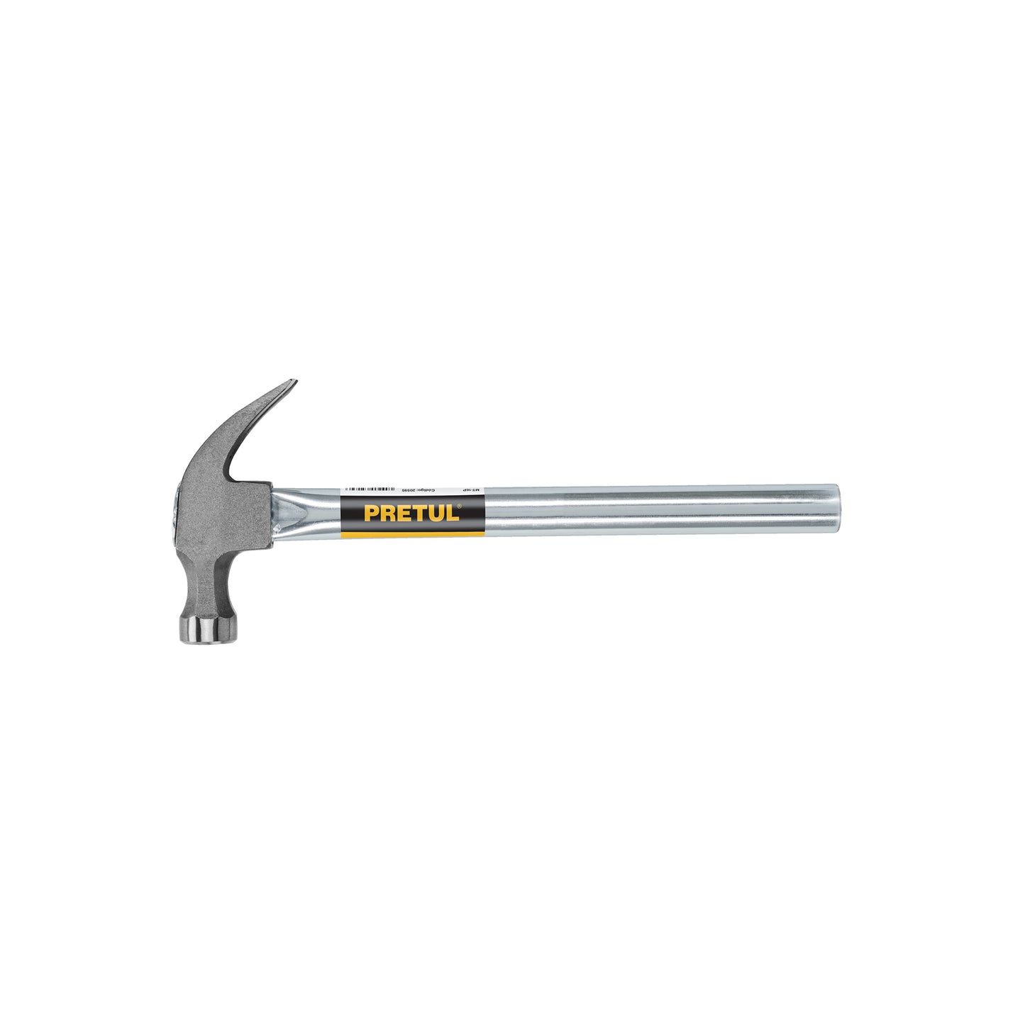 Martillo Uña Curva 16 oz MT-16P Pretul - Mango Tubular Reforzado para Clavar y Extraer Clavos Profesional