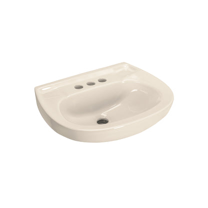 Lavabo Porcelana Marfil con Rebosadero