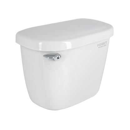 Tanque Bajo de Porcelana Blanco con Accesorios FOSET 44008